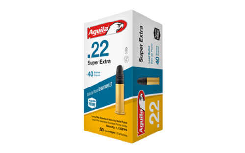 Ammunition Aguila Ammunition Rimfire 22LR AGUILA 22LR SV SP 40GR 50/2000 • Model: Rimfire